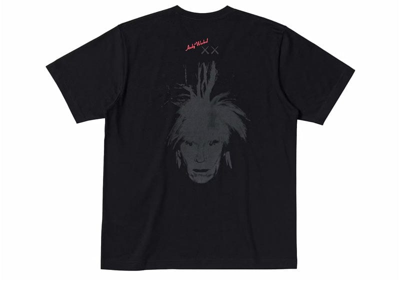 KAWS streetwear KAWS x Uniqlo Warhol UT Graphic 476352 T-shirt Black