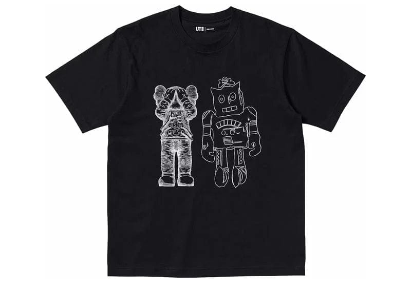 KAWS streetwear KAWS x Warhol UT Graphic 476351 T-shirt (Asia Sizing) Black