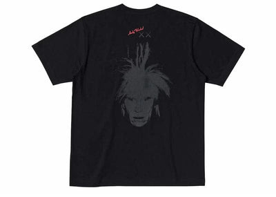 KAWS streetwear KAWS x Warhol UT Graphic 476352 T-shirt (Asia Sizing) Black