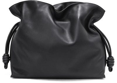 LOEWE handbags LOEWE Flamenco Clutch In Nappa Calfskin Large Black