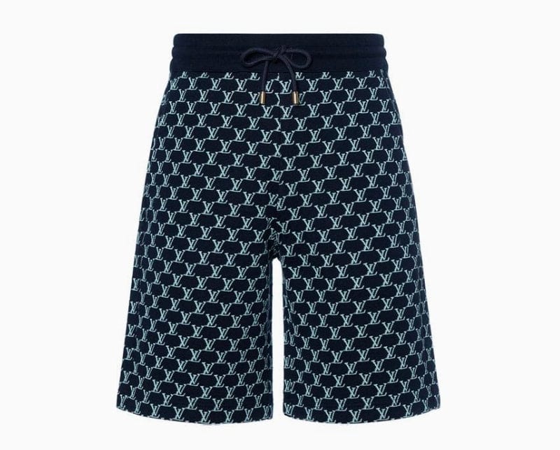 Louis Vuitton Streetwear Louis Vuitton Double Face Cotton Jersey Shorts