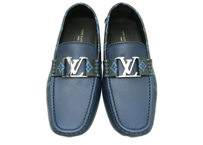 Louis Vuitton Sneakers Louis Vuitton Monte Carlo Leather Loafers Blue