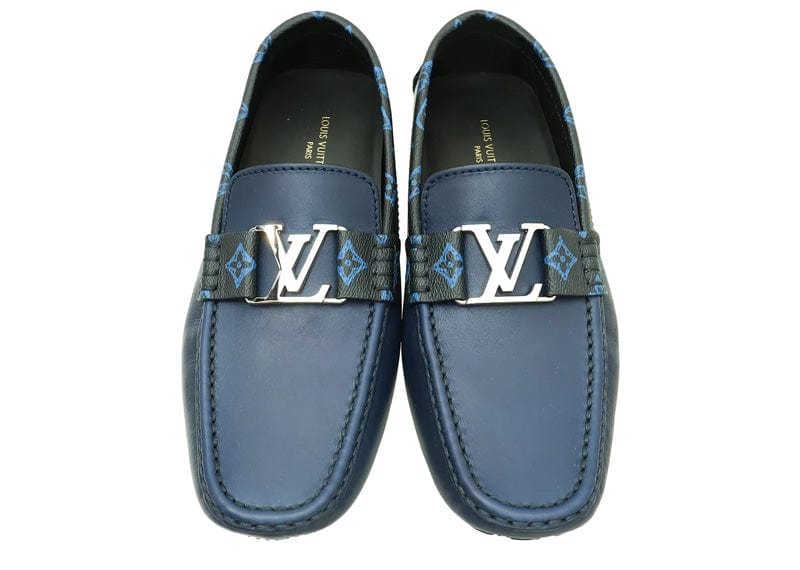 Louis Vuitton Sneakers Louis Vuitton Monte Carlo Leather Loafers Blue
