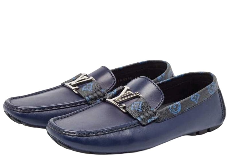 Louis Vuitton Sneakers Louis Vuitton Monte Carlo Leather Loafers Blue