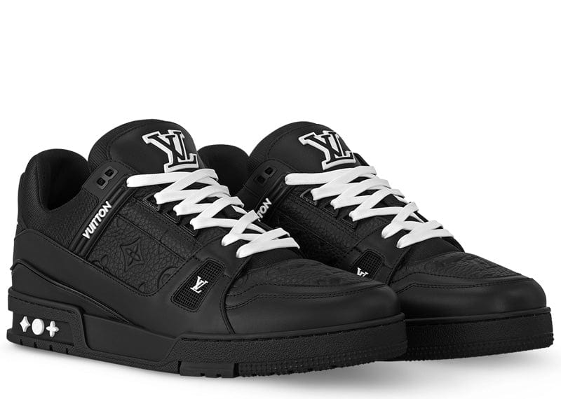 Louis Vuitton sneakers Louis Vuitton Trainer Black Embossed Monogram