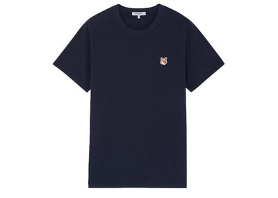 Maison Kitsuné Streetwear MAISON KITSUNÉ FOX HEAD PATCH CLASSIC TEE-SHIRT (NAVY)