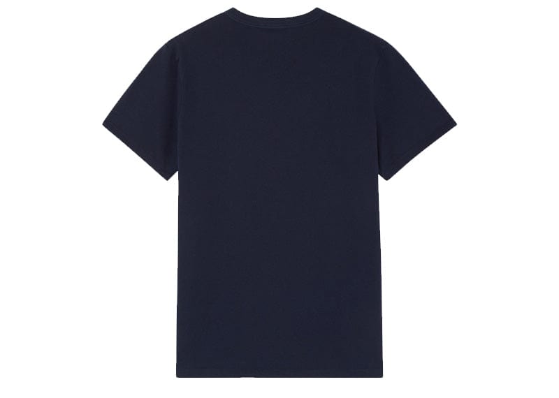 Maison Kitsuné Streetwear MAISON KITSUNÉ FOX HEAD PATCH CLASSIC TEE-SHIRT (NAVY)