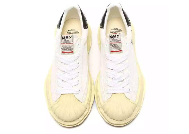 Maison Mihara Yasuhiro Blakey Vintage Sole Canvas Low White