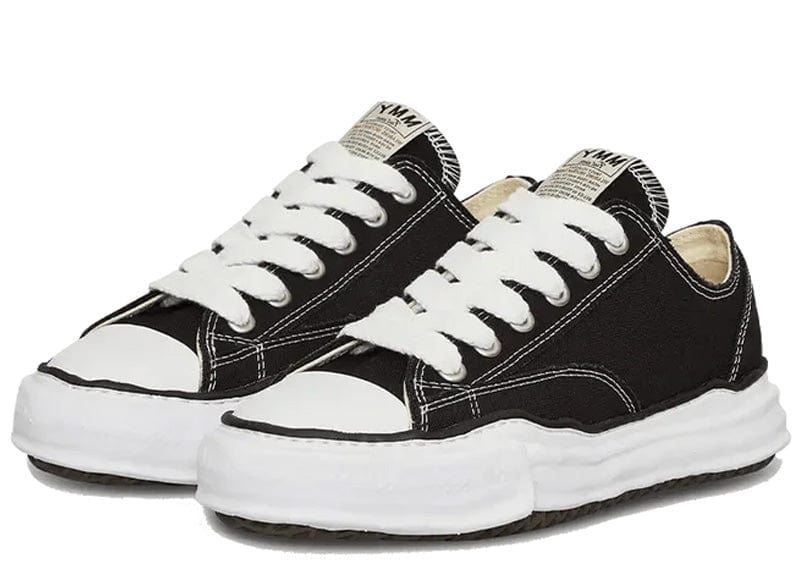 Maison Mihara Yasuhiro Peterson OG Sole Canvas Low Black – Court Order Maison Mihara Yasuhiro Peterson OG Sole Canvas Low Black – Court Order