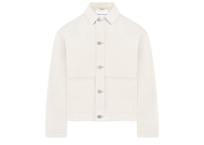Manière De Voir Streetwear Manière De Voir Contrast Stitch Carpenter Jacket Cream