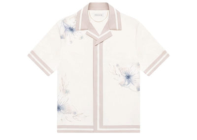 Manière De Voir Streetwear Manière de Voir Floral Border Resort Shirt Cream