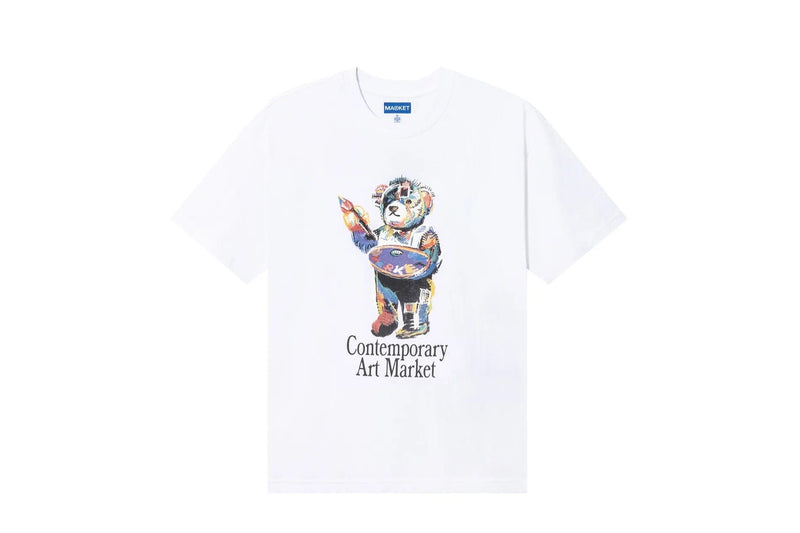 Market Streetwear Market Art Market Bear Tee White