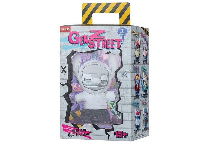 Miniso Disney Stitch GenZ Street Series-Vinyl Plush Pendant
