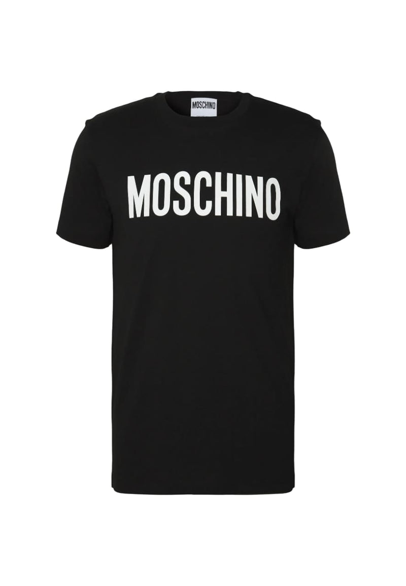 Moschino Streetwear Moschino Logo Institutional Tee Black