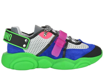 Moschino Sneakers Moschino Teddy florescent green sole sneakers