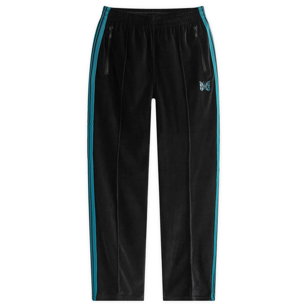 Needles Velour Narrow Track Pant Black – Court Order