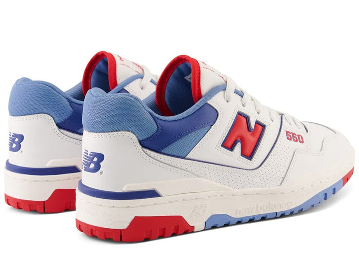 スニーカー New Balance 550 White True Red Atlantic Blue New Balance 550 White True Red Atlantic Blue – Court Order