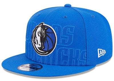 New Era Streetwear Dallas Mavericks NBA Draft Medium Blue 9FIFTY Snapback Cap