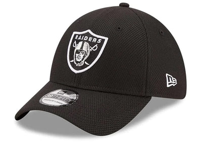 New Era Streetwear Las Vegas Raiders 39THIRTY Diamond Era Black Cap