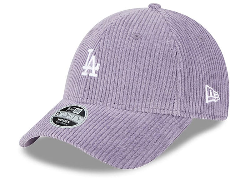 New Era Streetwear Los Angeles Dodgers 9FORTY Womens Cord Purple Cap