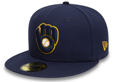 New Era Streetwear New Era 59Fifty MLB Authentic Milwaukee Brewers Team Fitted Cap