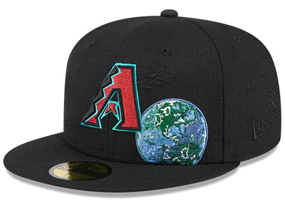 New Era Accessories New Era Arizona Diamondbacks Global 59FIFTY Fitted Hat Black 7 1/4