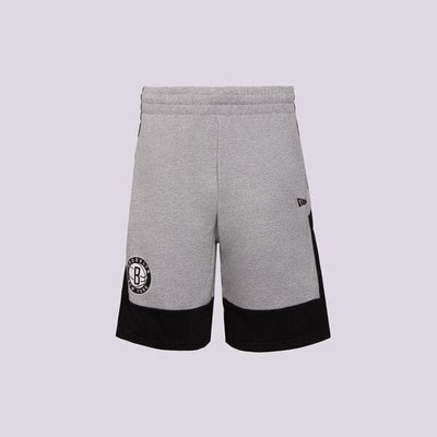 New Era Streetwear New Era Brooklyn Nets NBA Colour Block Grey Shorts