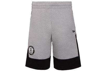 New Era Streetwear New Era Brooklyn Nets NBA Colour Block Grey Shorts