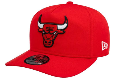 New Era Accessories New Era Chicago Bulls Pre Curved Washed Golfer Cap Red