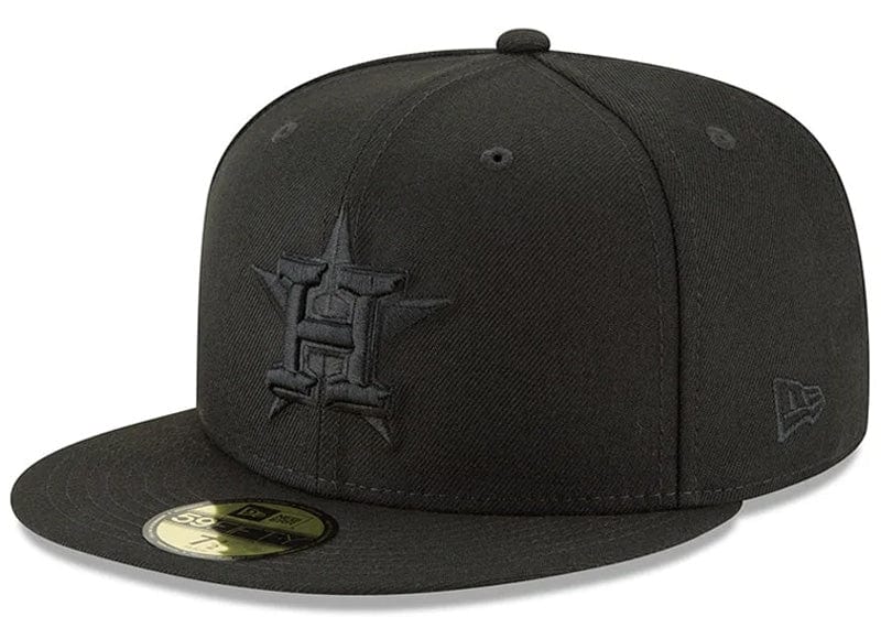 New Era Accessories New Era Houston Astros Blackout Basic 59FIFTY Fitted Black