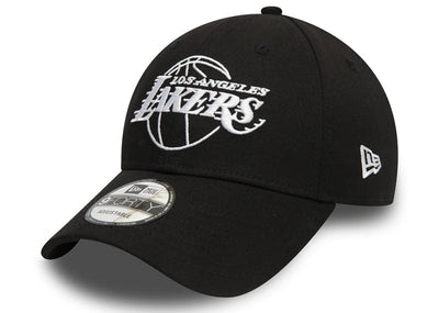 New Era Accessories New Era LA Lakers 9Forty New Era Cap Black/White