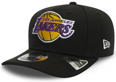 New Era Accessories New Era LA Lakers Black 9FIFTY Stretch Snap Cap