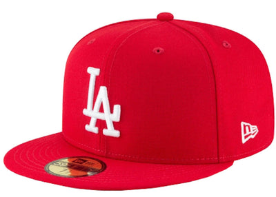 New Era streetwear New Era Los Angeles Dodgers Basic 59Fifty Fitted Hat Scarlet Red