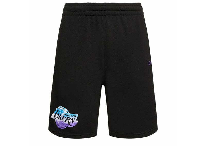 New Era Streetwear New Era Los Angeles Lakers Black Sweatshorts