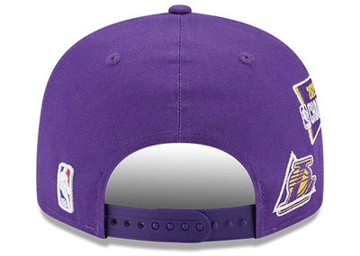 New Era Streetwear New Era Los Angeles Lakers Champions Patch 9FIFTY True Purple Snapback