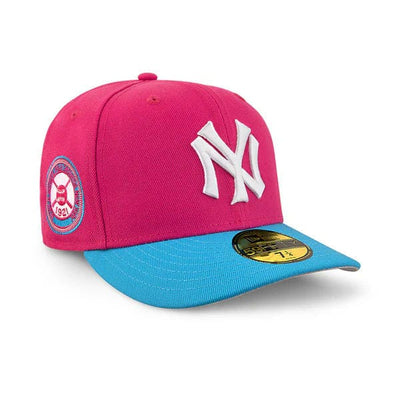 New Era Accessories New Era New York Yankees Pink Glow & Blue 1921 World Series Fitted Hat 7 1/4