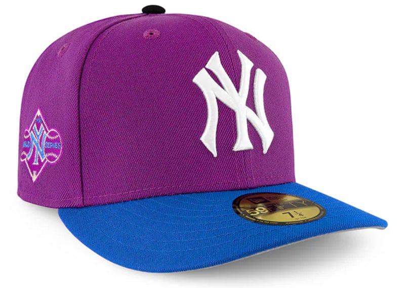 New Era Accessories New Era New York Yankees Purple and Blue Fitted Hat 7 3/8