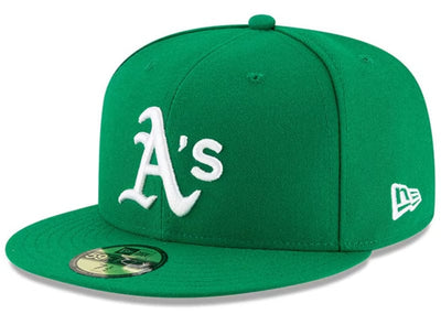 New Era Accessories New Era Oakland Athletics Mens AC Alt 2018 59Fifty Fitted Hat Green