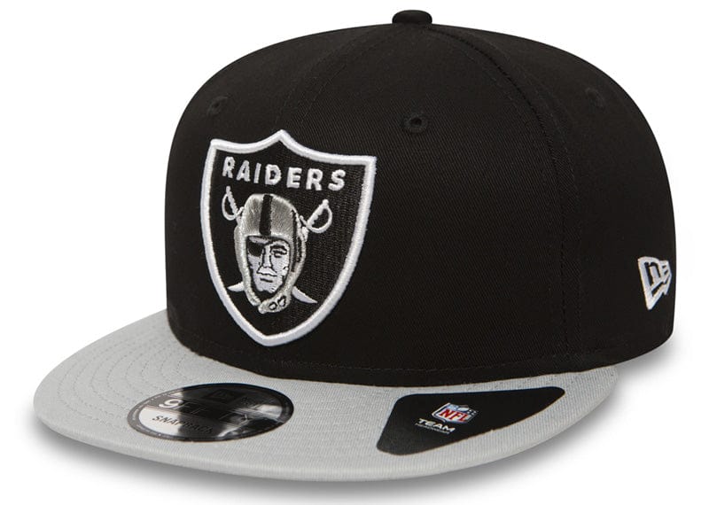 New Era Oakland Raiders 9FIFTY NFL Cotton Block Grey/Black Cap – Court ...