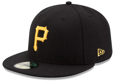 New Era Accessories New Era Pittsburgh Pirates MLB Authentic Collection 59Fifty Fitted Hat Black 7 3/4