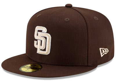 New Era Accessories New Era San Diego Padres 59FIFTY Authentic Collection Fitted Hat Brown