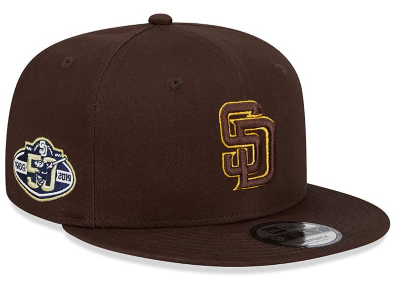 New Era Streetwear San Diego Padres Side Patch Brown 9FIFTY Snapback Cap 2.0