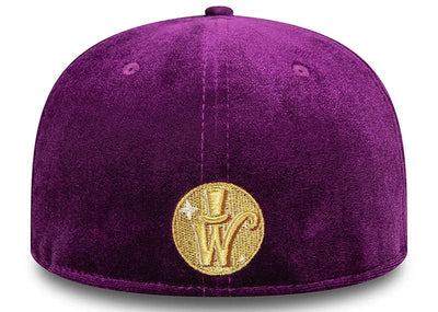 New Era Accessories Willy Wonka And The Chocolate Factory 59FIFTY Velvet Purple Cap