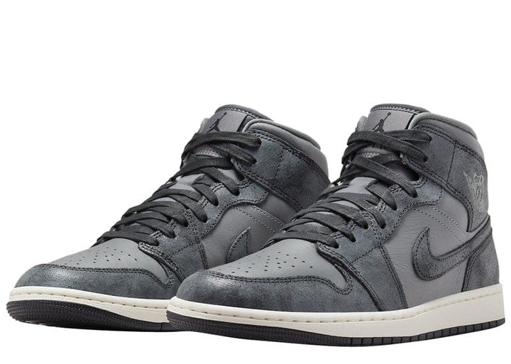 nike air jordan 1 mid smoke grey footlocker