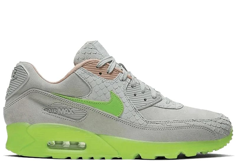 Nike Sneakers Air Max 90 Scaly Pure Platinum Electro Green 2019 Men