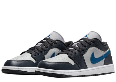 Nike Sneakers Jordan 1 Low Anthracite Industrial Blue