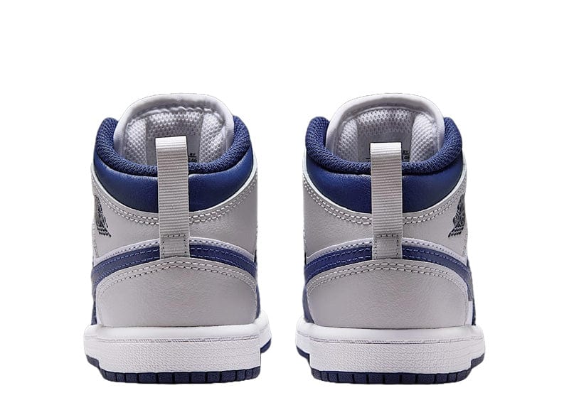 Nike Sneakers Jordan 1 Mid (PS) White/Midnight Navy