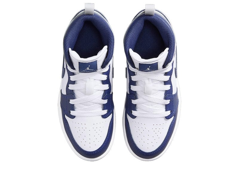 Nike Sneakers Jordan 1 Mid (PS) White/Midnight Navy