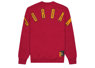 Nike Streetwear Jordan Flight MVP Wordmark Fleece Crew - Cardinal Red