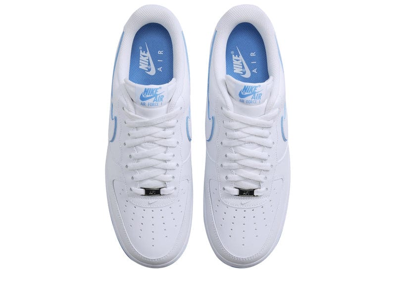 Nike Air Force 1 '07 Low White University Blue Sole – Court Order